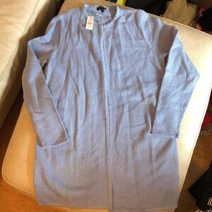 Talbots NWT light blue no close cardigan